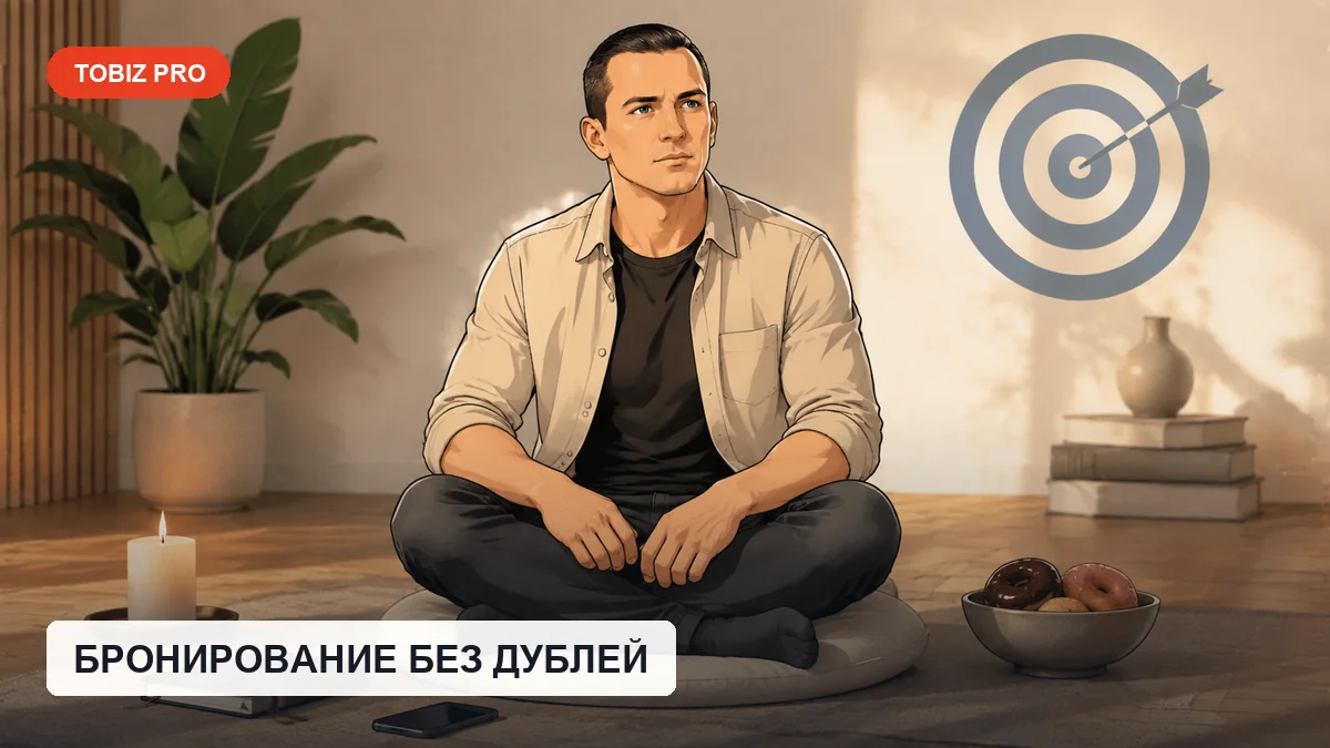 Как исключить двойную запись и конфликты бронирования - экспертный разбор TOBIZ PRO